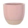Woodlodge 26cm Pastel Pink Glazed Egg Pot -Garden Care Store 5021346502015