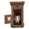 Vivid Arts 20cm Gnaughty Gnome In Outhouse -Garden Care Store 5055195035370