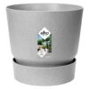 Elho 25cm Living Concrete Greenville Round Planter -Garden Care Store 8711904345716 848522f6 570f 4556 aeca 8f5ed49f3c50