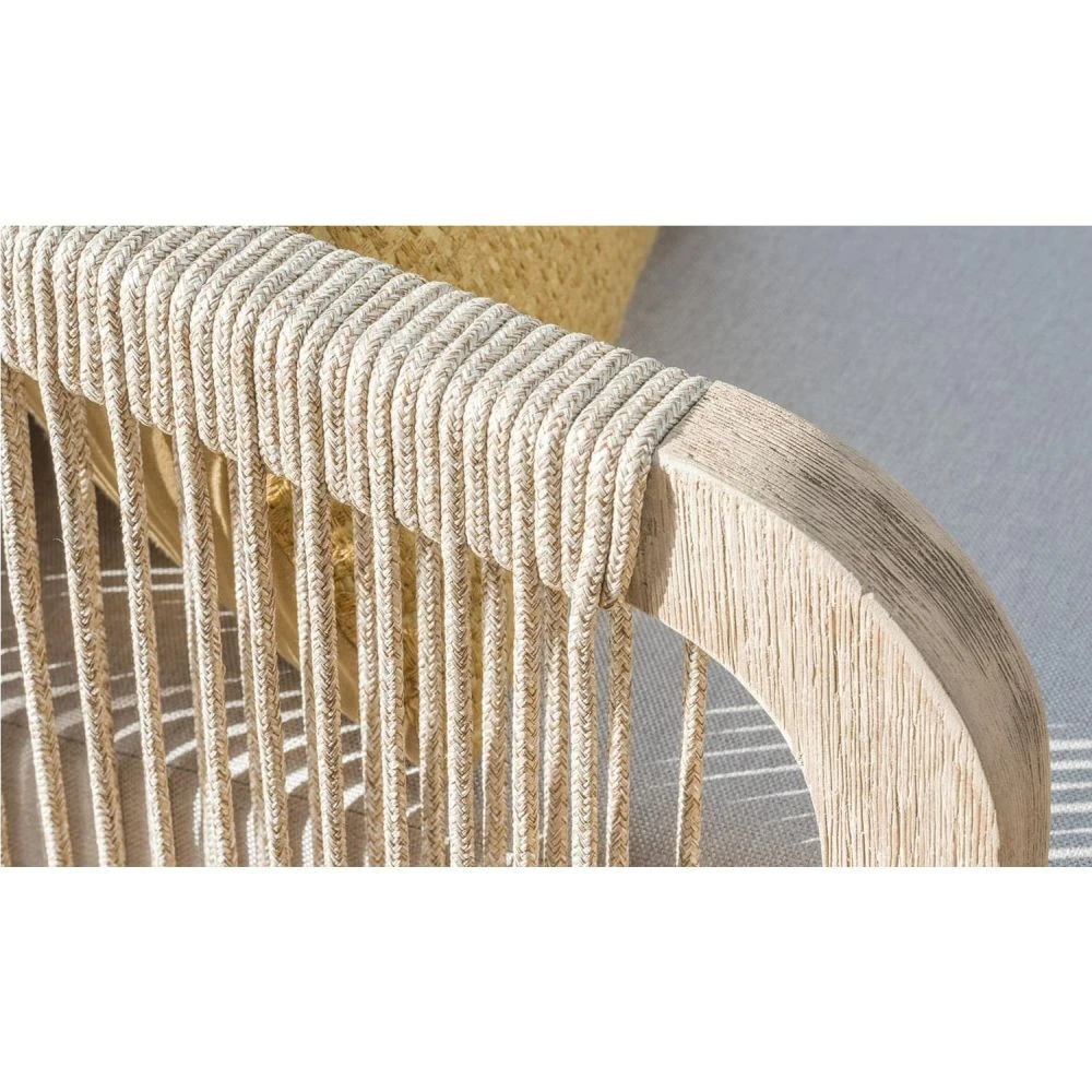 Kettler Cora Rope Lounge Wooden Armchair (Pair) 4 Kettler Cora Rope Lounge Wooden Armchair (Pair) - Image 2