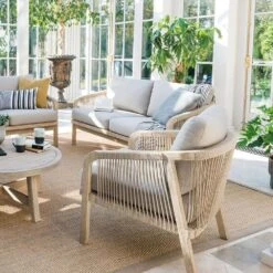 Kettler Cora Rope Lounge Wooden Armchair (Pair) 9 Kettler Cora Rope Lounge Wooden Armchair (Pair) -Garden Care Store 9333190256874 4